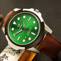 372 YAZOLE brand quartz watches, non mechanical men's sports watches, luminous green ghost series watches wholesale