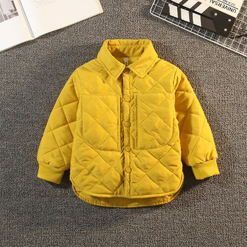 Boys Puffer Jacket Children Thin Cotton Clothing Fashionable Thickened